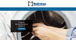 Desktop Screenshot of hairstonappliance.com